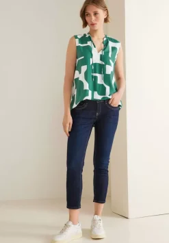 Armellose Printbluse