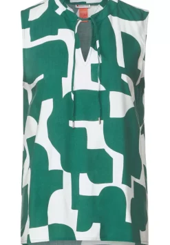 Armellose Printbluse