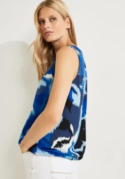 Armellose Printbluse