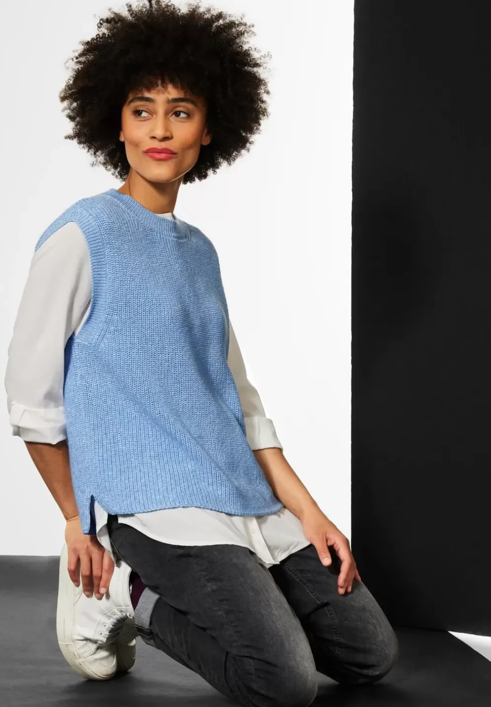 Armelloser Pullover