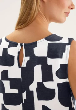 Armelloses Kleid Mit Print