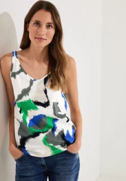 Armelloses Printtop