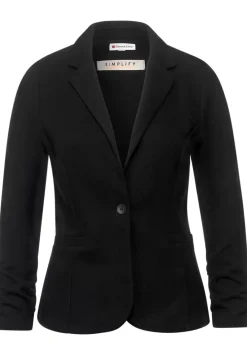 Basic Blazer In Unifarbe