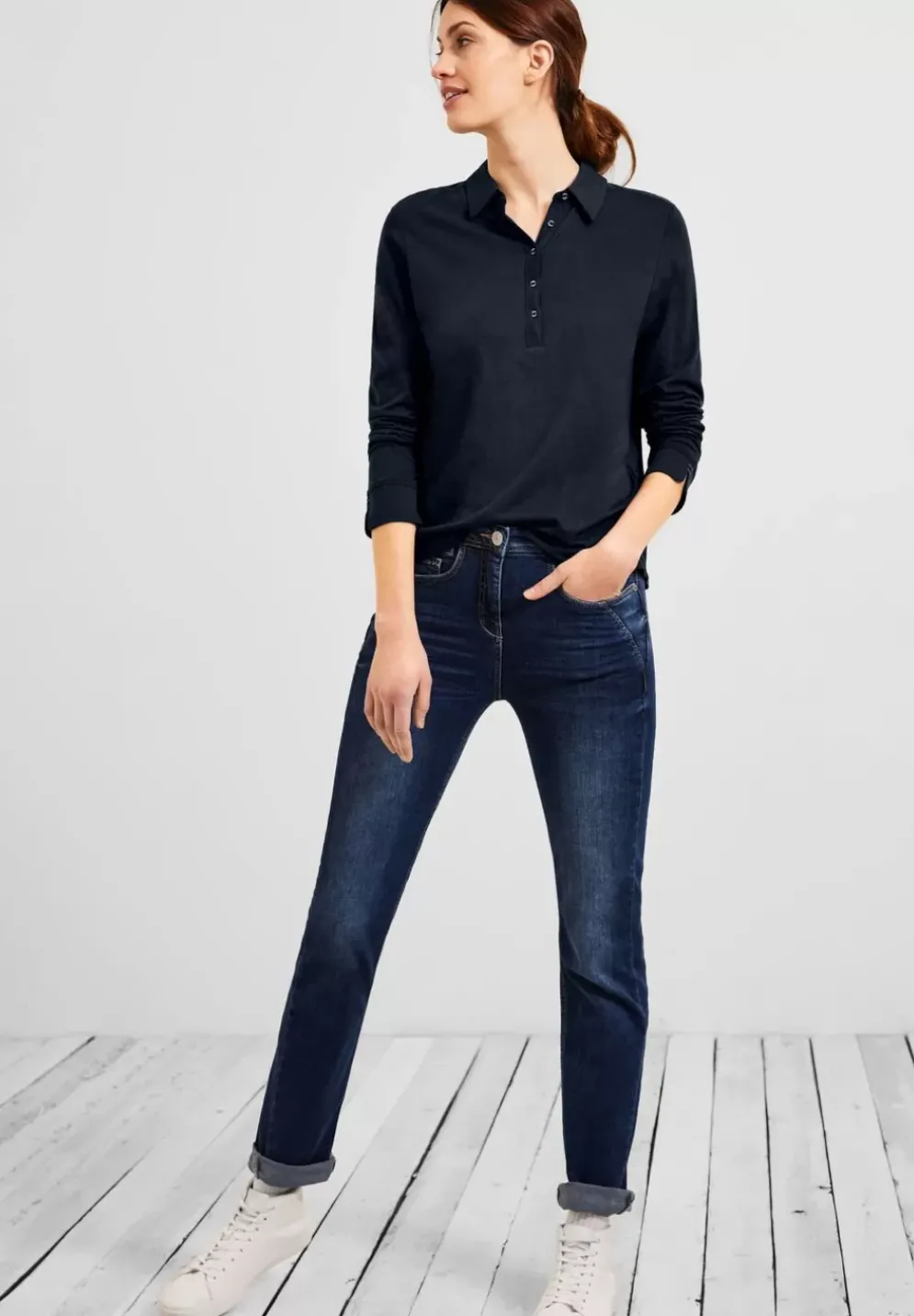 Basic Blusenshirt