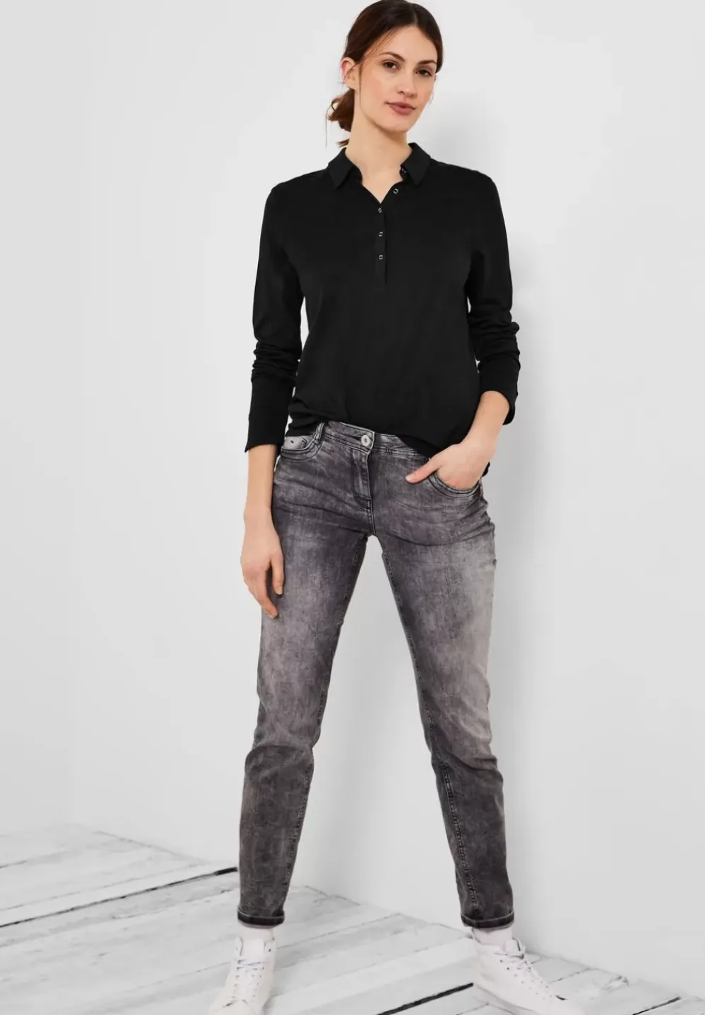 Basic Blusenshirt