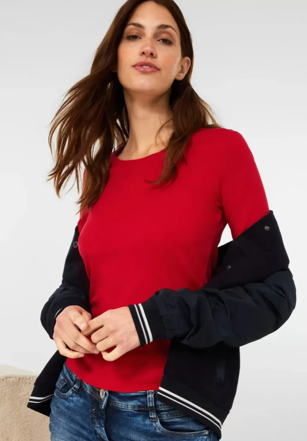 Basic Langarmshirt