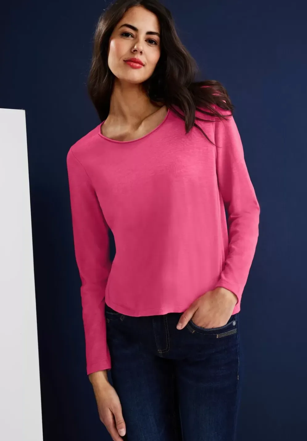 Basic Langarmshirt