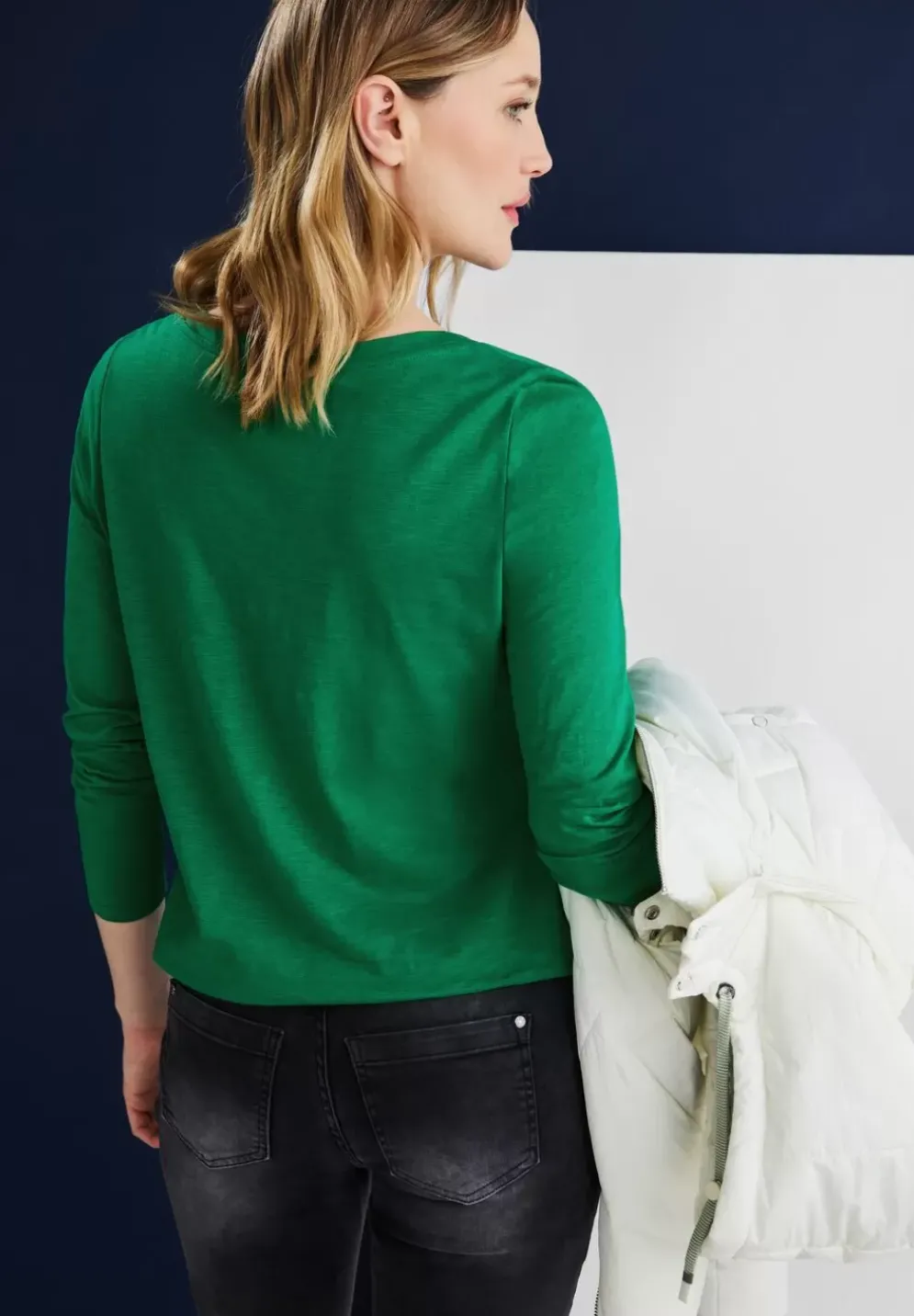 Basic Langarmshirt