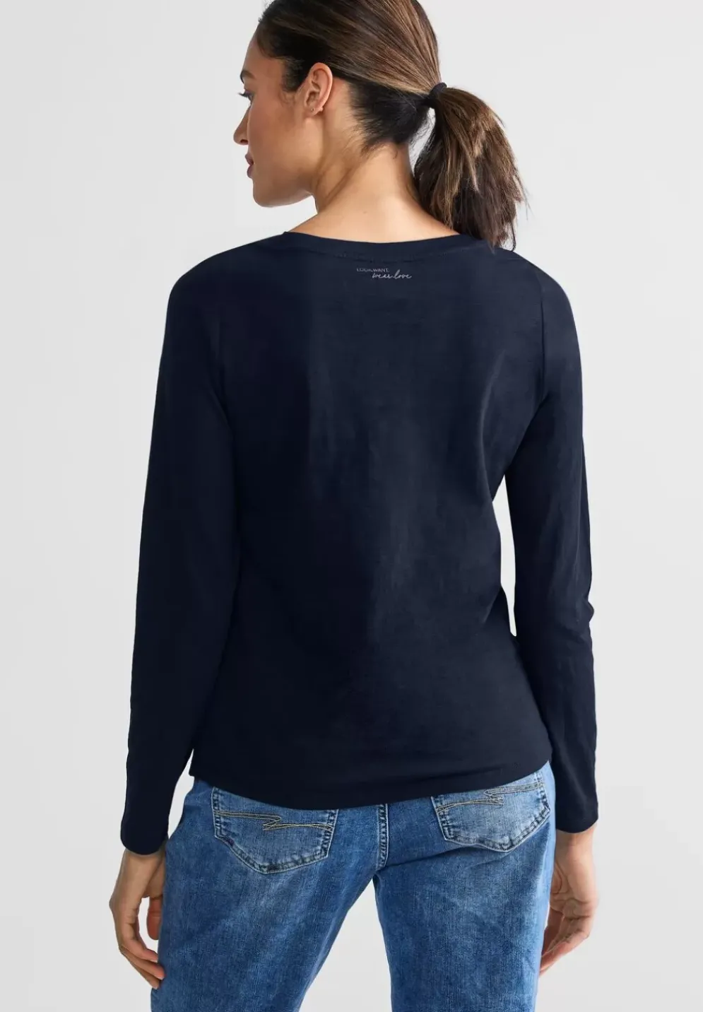 Basic Langarmshirt