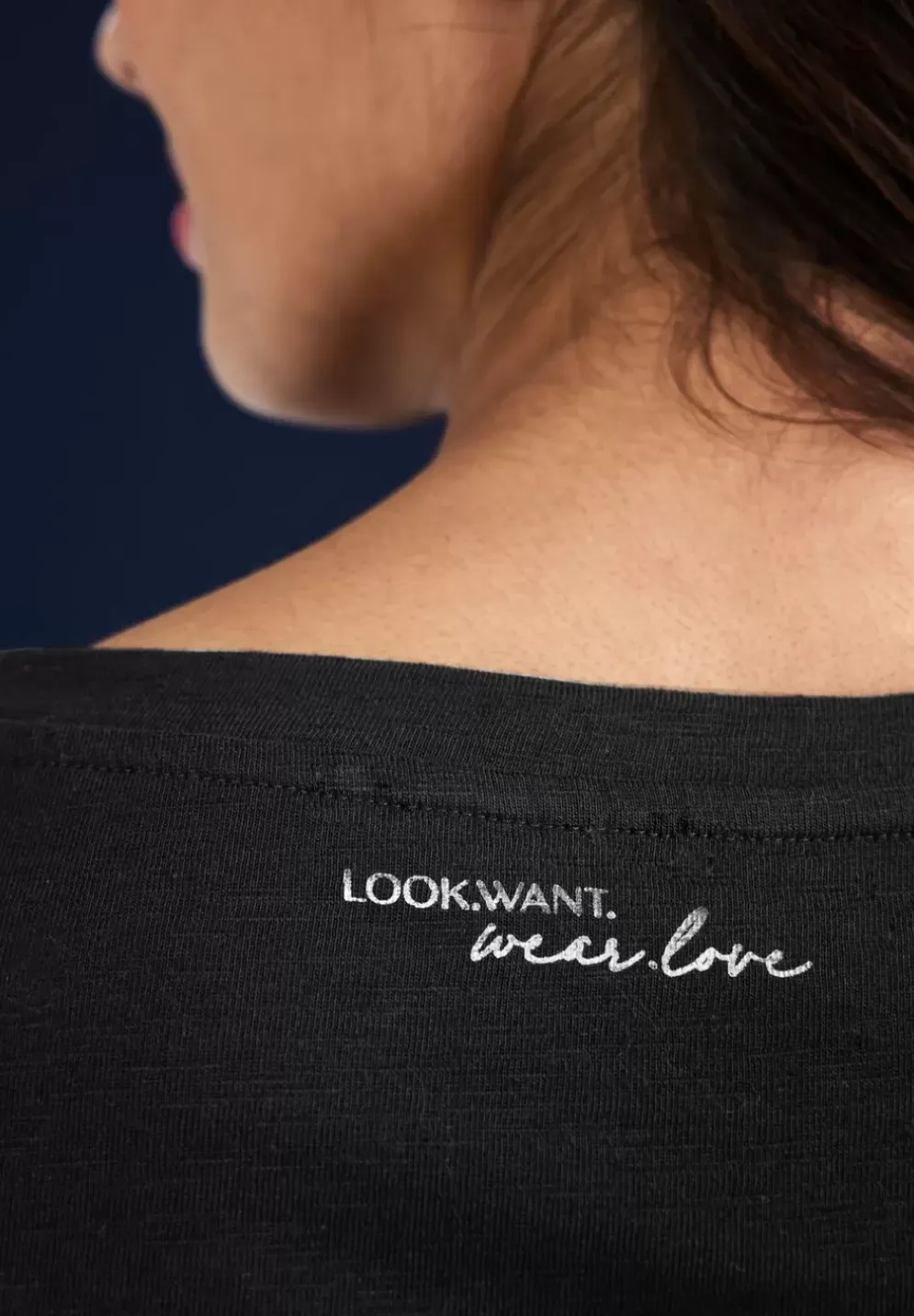 Basic Langarmshirt