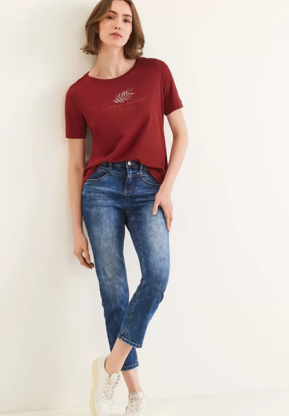 Basic Partprint T-Shirt