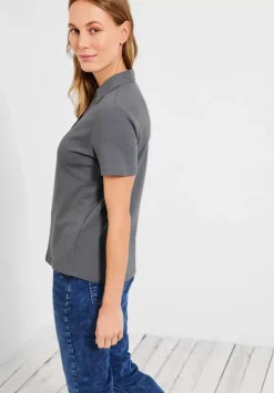 Basic Poloshirt In Unifarbe
