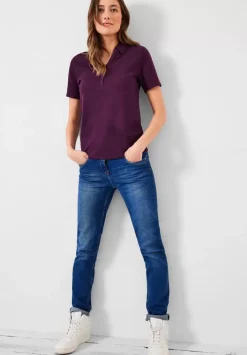 Basic Poloshirt In Unifarbe