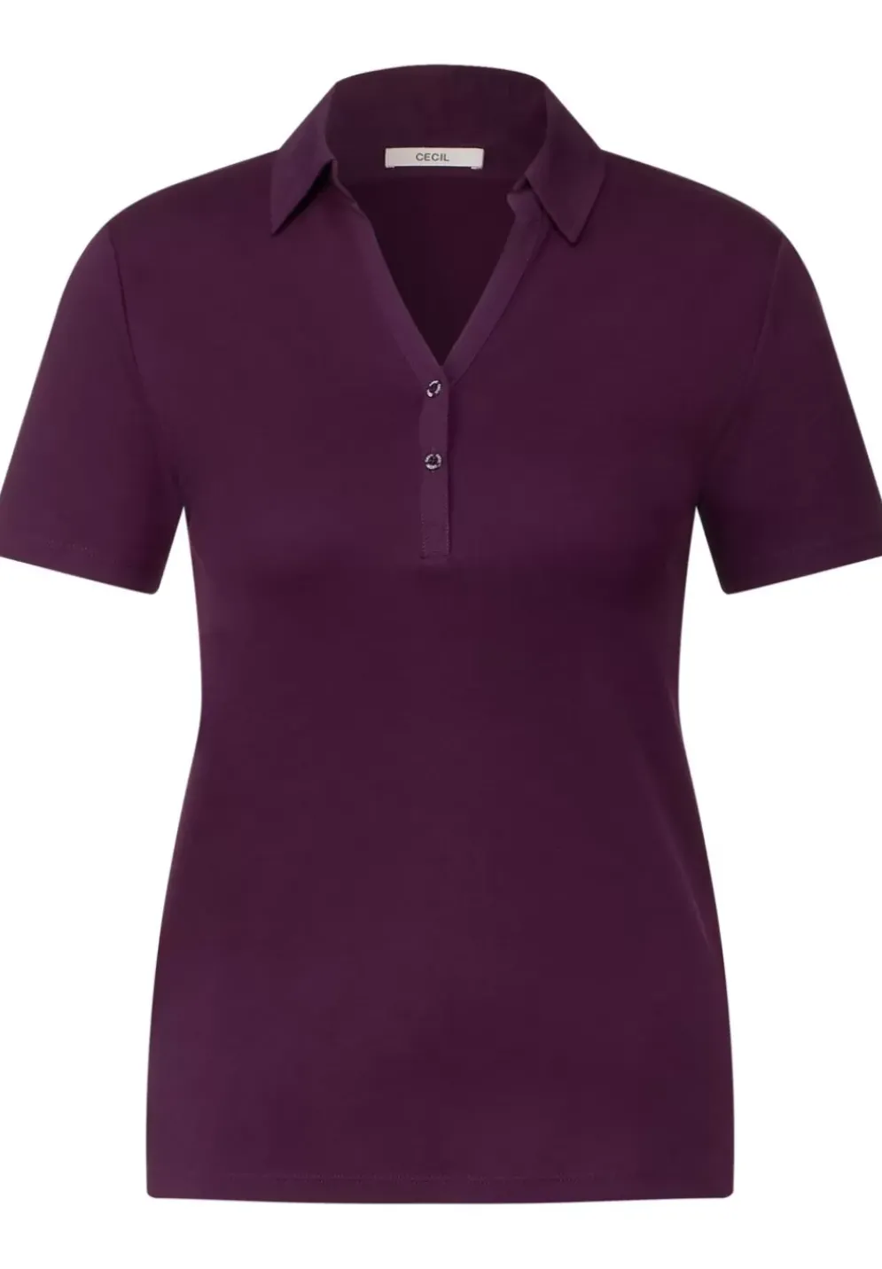 Basic Poloshirt In Unifarbe