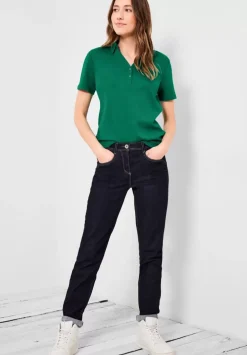 Basic Poloshirt In Unifarbe