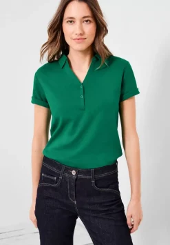 Basic Poloshirt In Unifarbe