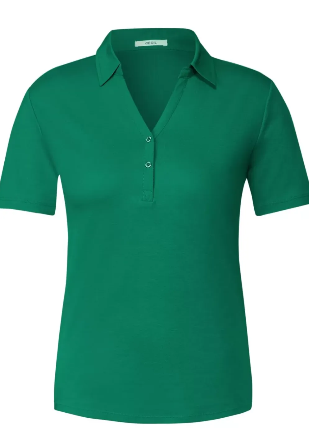 Basic Poloshirt In Unifarbe
