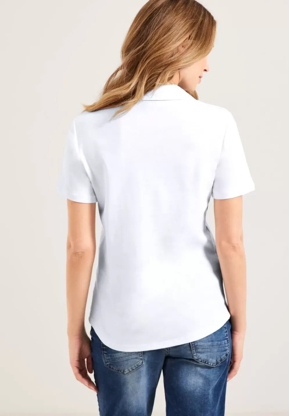 Basic Poloshirt In Unifarbe