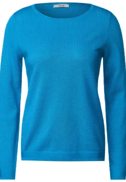 Basic Pullover Mit Struktur