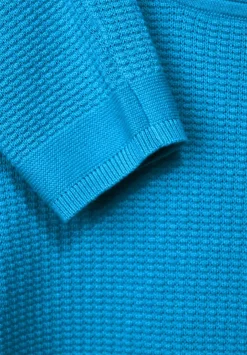 Basic Pullover Mit Struktur