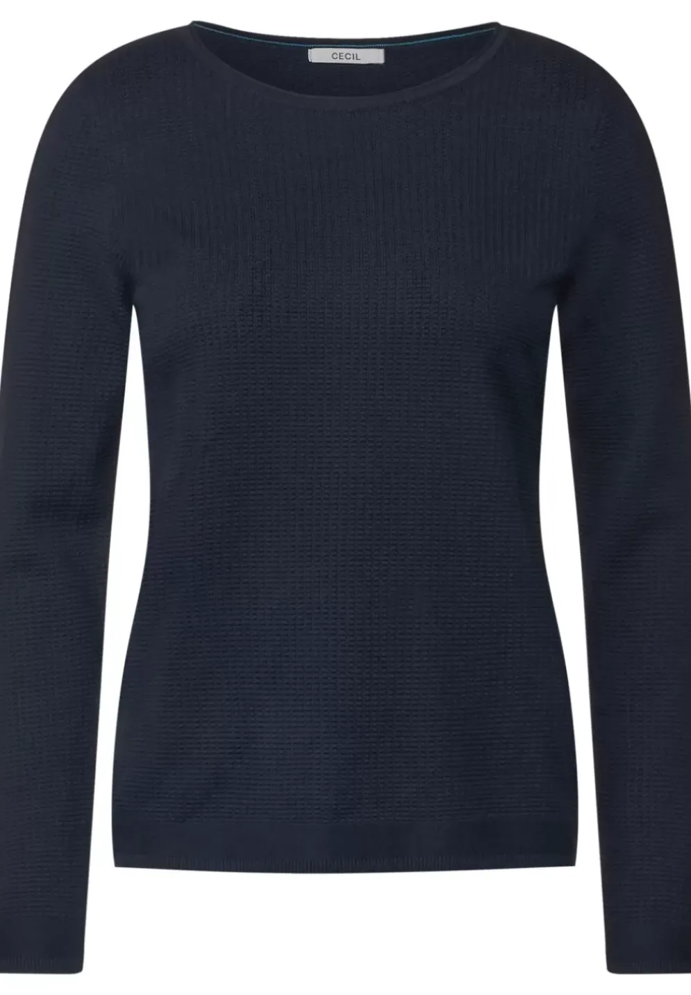 Basic Pullover Mit Struktur