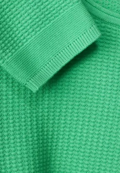 Basic Pullover Mit Struktur