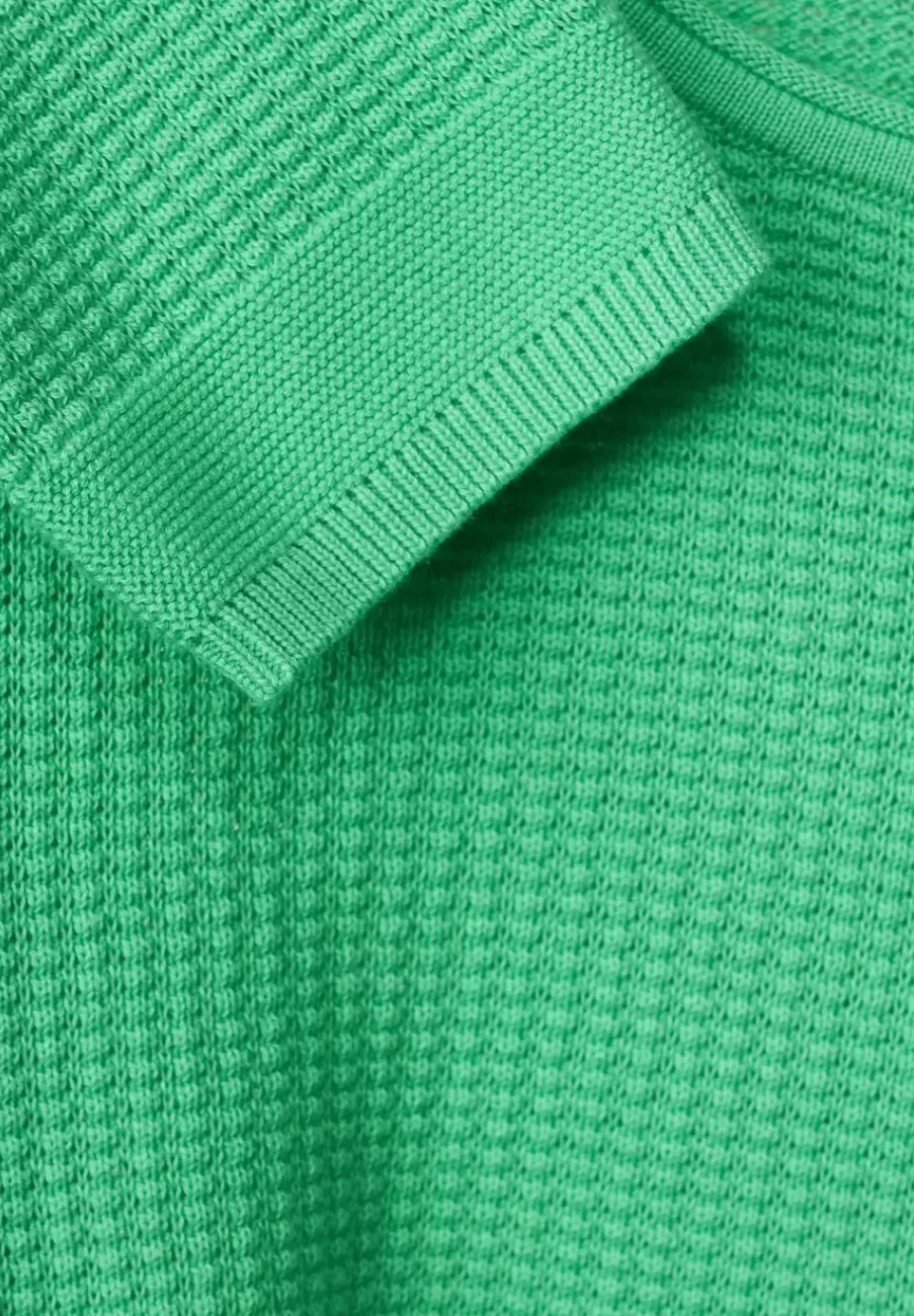Basic Pullover Mit Struktur