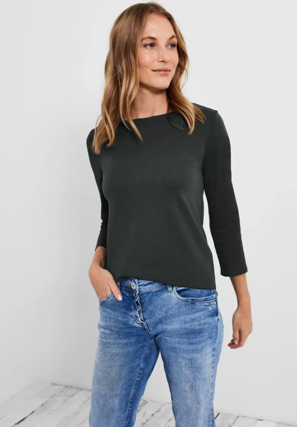 Basic Shirt In Unifarbe