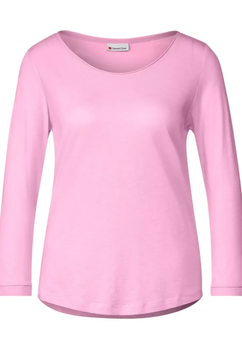 Basic Shirt Mit 3/4 Armel
