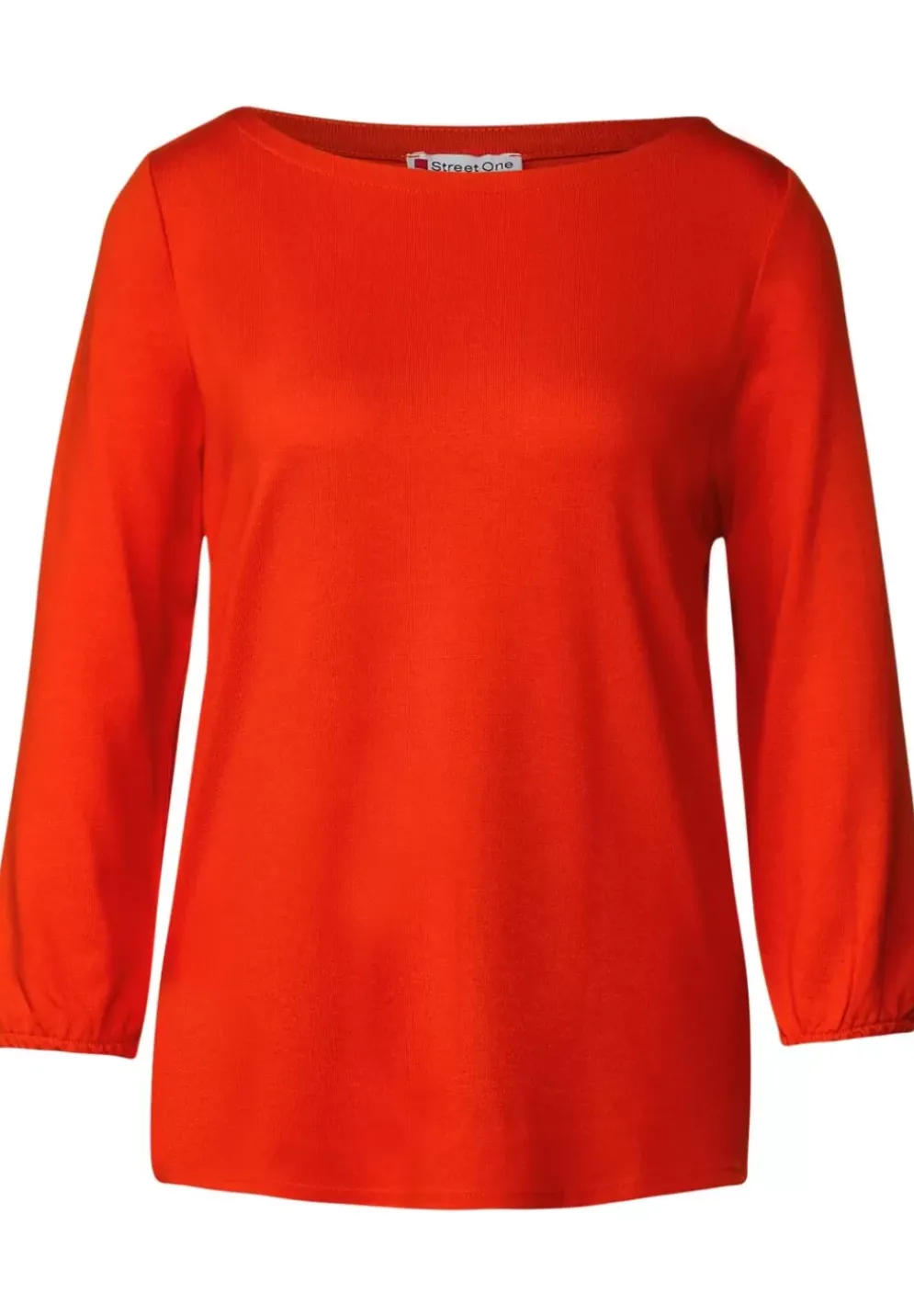 Basic Shirt Mit 3/4 Armel