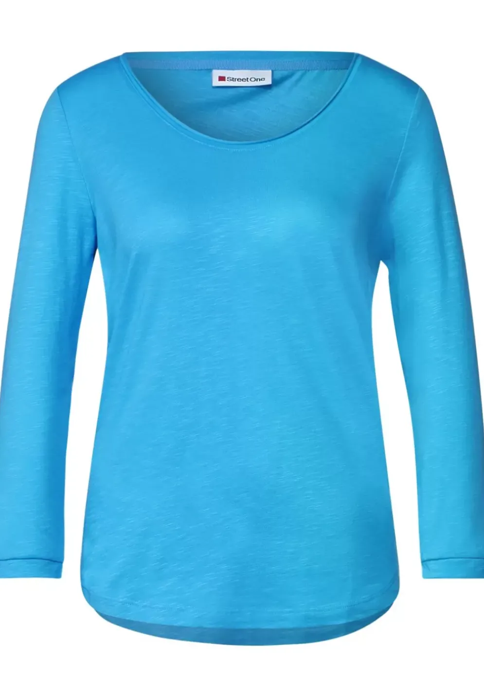 Basic Shirt Mit 3/4 Armel