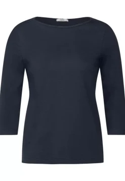 Basic Shirt Mit 3/4-Armeln