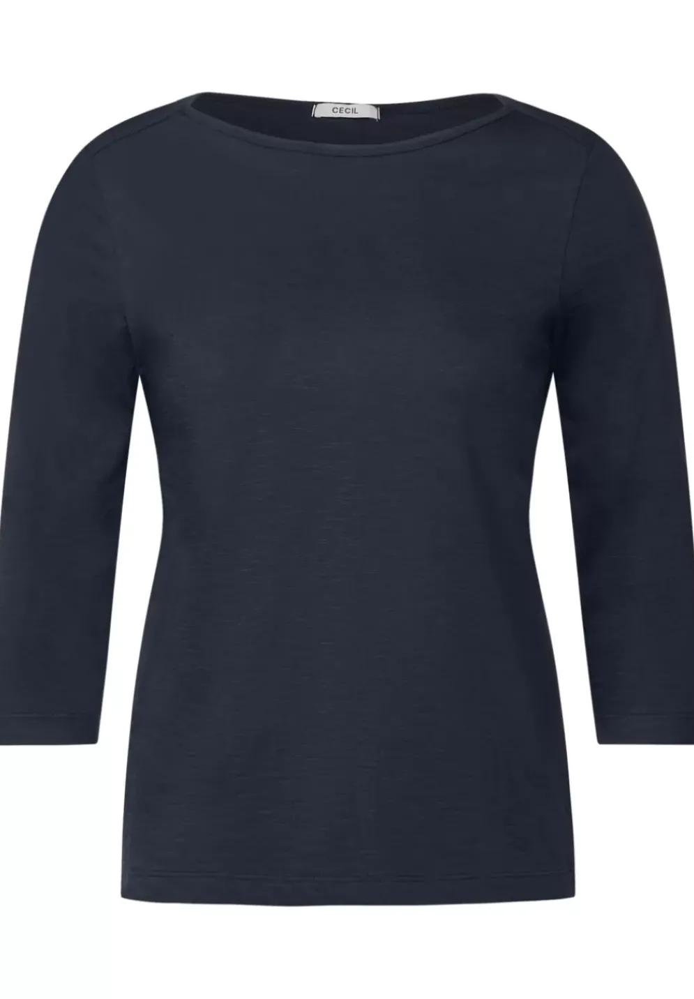 Basic Shirt Mit 3/4-Armeln