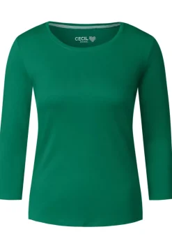 Basic Shirt Mit Rundhals