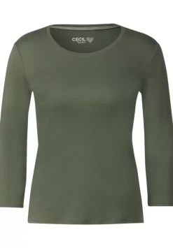 Basic Shirt Mit Rundhals