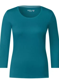 Basic Shirt Mit Rundhals