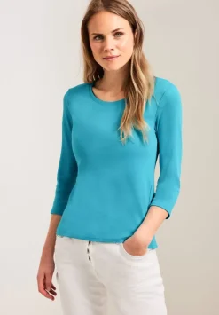 Basic Shirt Mit Rundhals