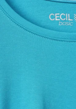 Basic Shirt Mit Rundhals