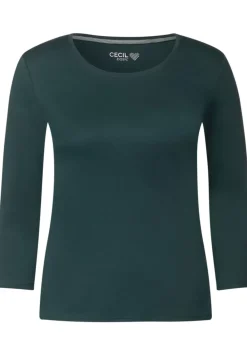 Basic Shirt Mit Rundhals