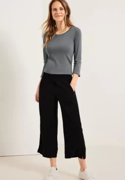 Basic Shirt Mit Rundhals