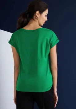 Basic Shirt Mit Steinchen