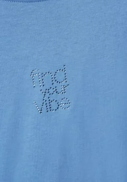 Basic Shirt Mit Steinchen