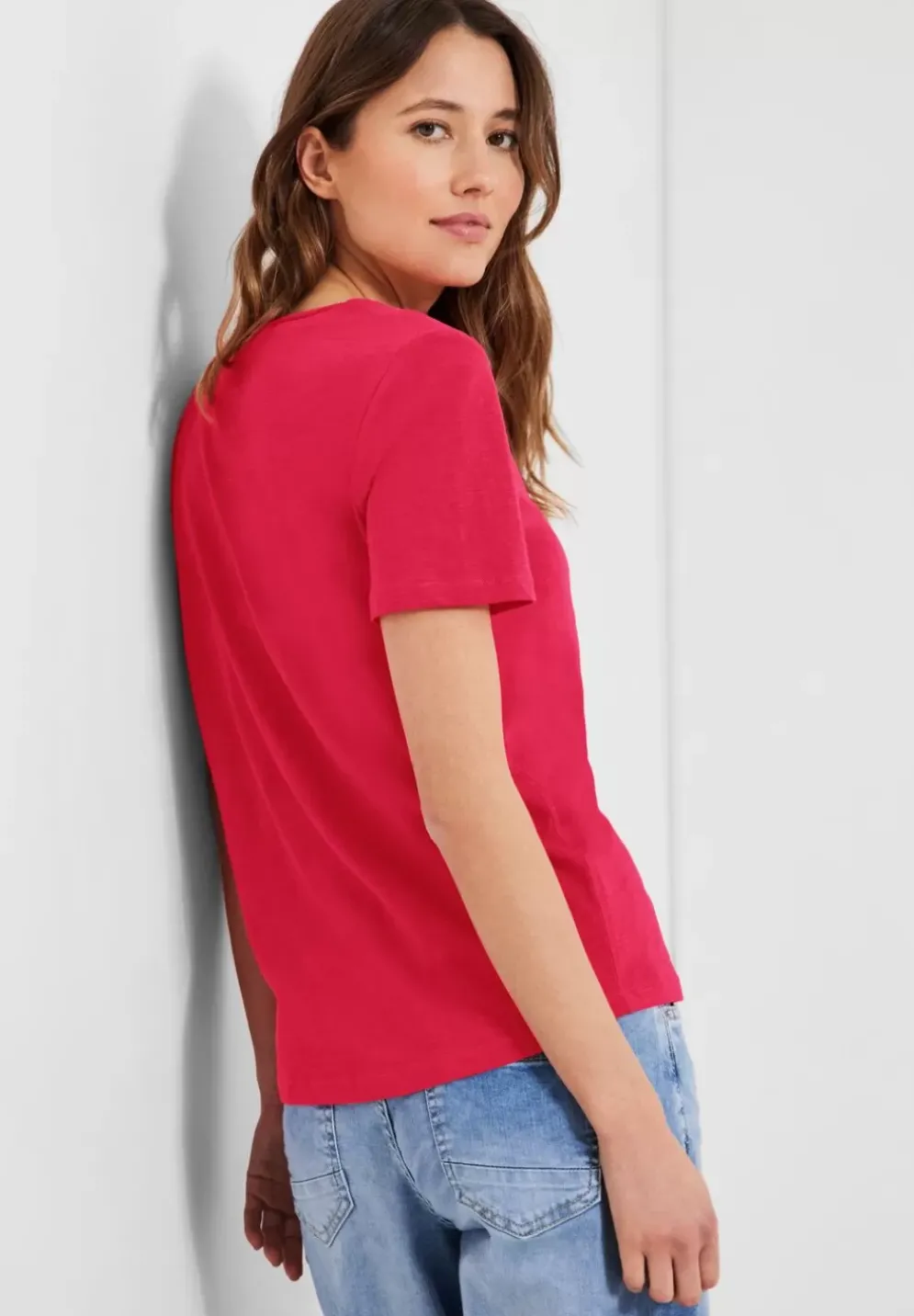 Basic T-Shirt In Unifarbe