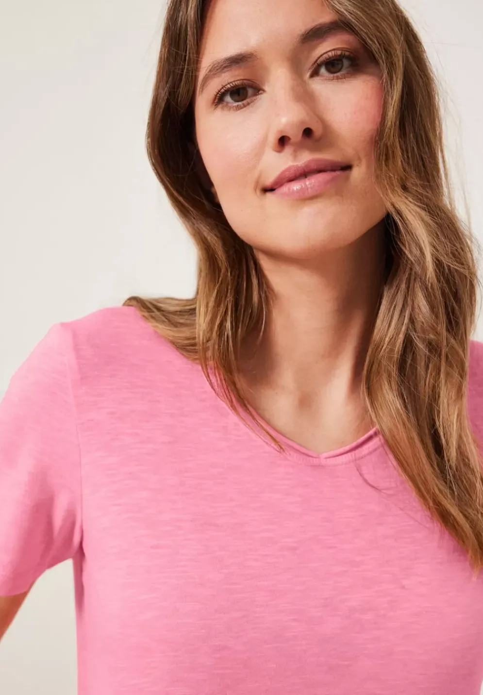 Basic T-Shirt In Unifarbe