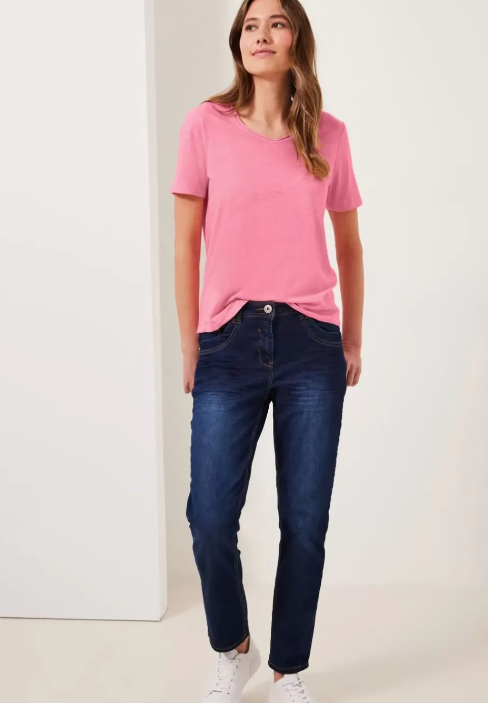 Basic T-Shirt In Unifarbe