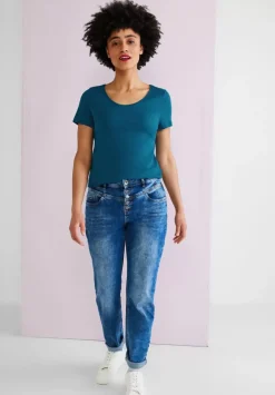 Basic T-Shirt In Unifarbe