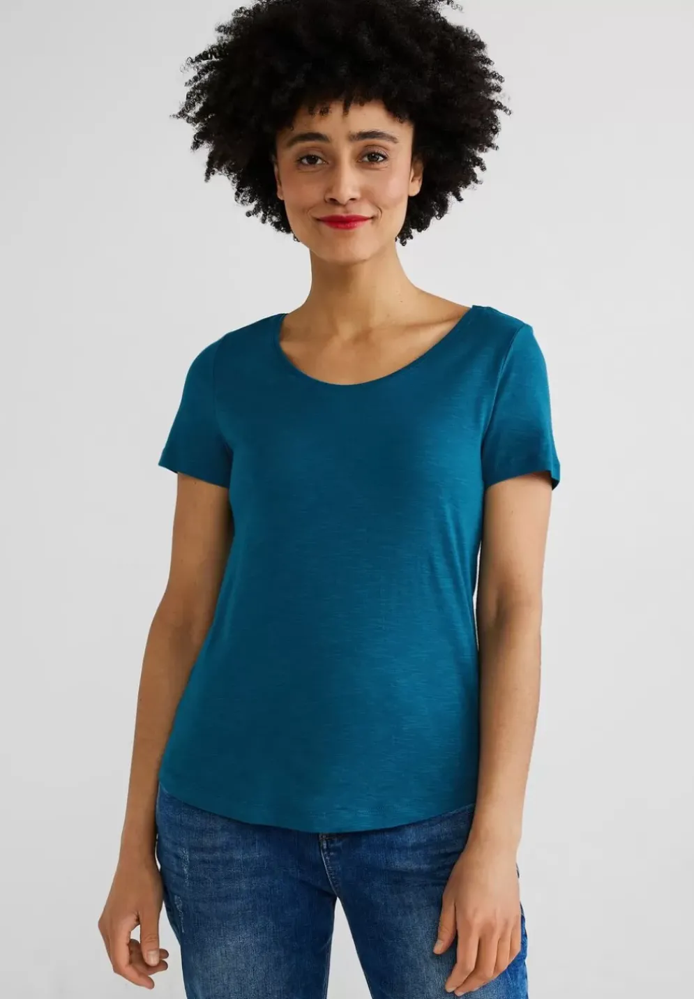 Basic T-Shirt In Unifarbe