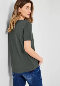 Basic T-Shirt In Unifarbe