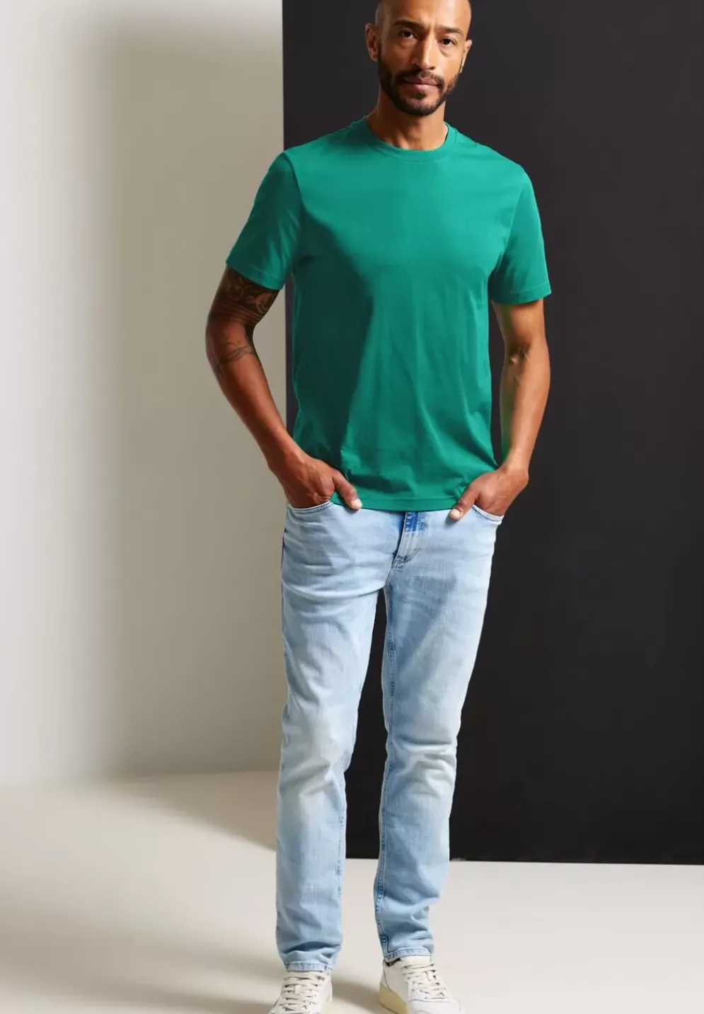 Basic T-Shirt In Unifarbe