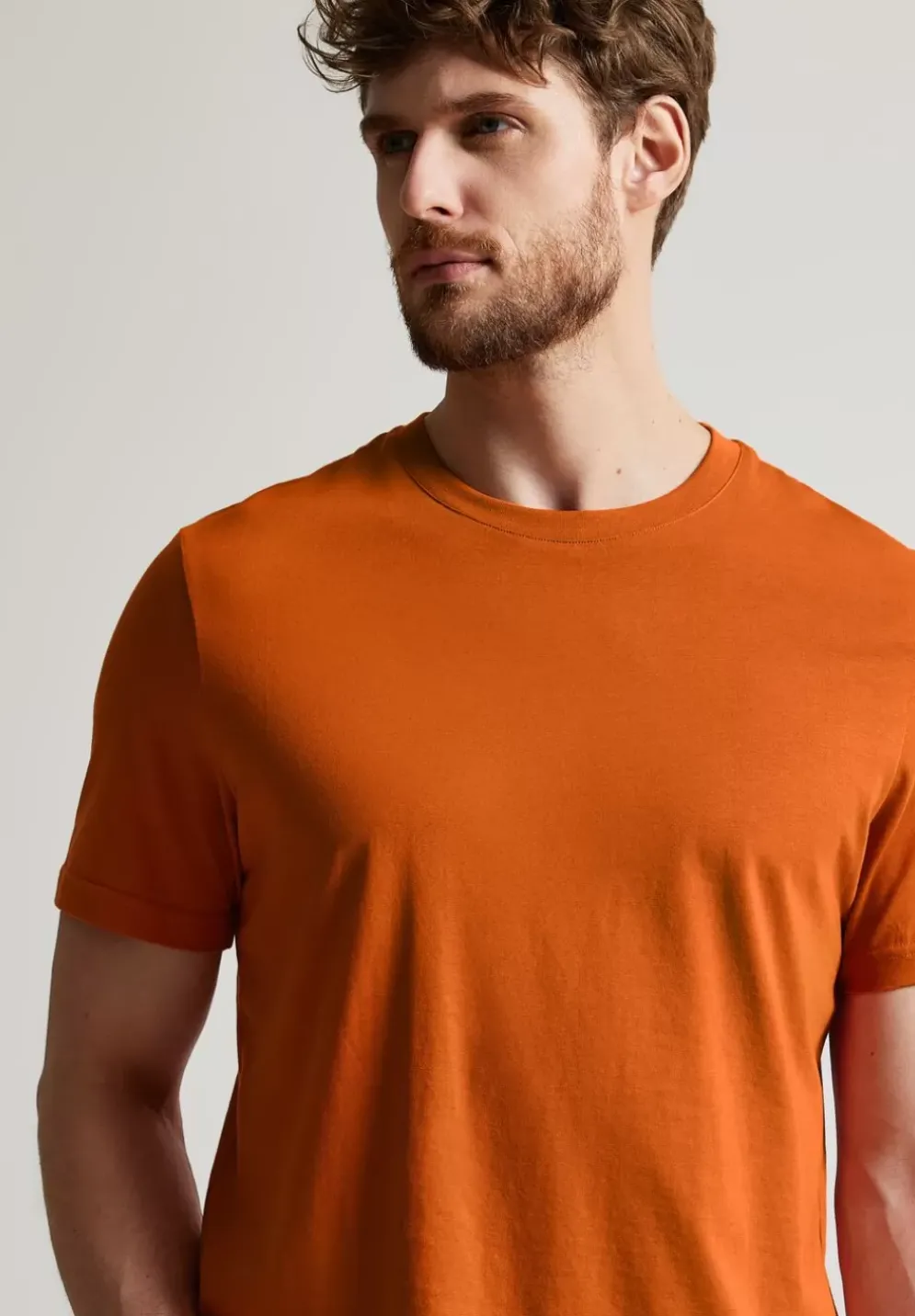 Basic T-Shirt In Unifarbe